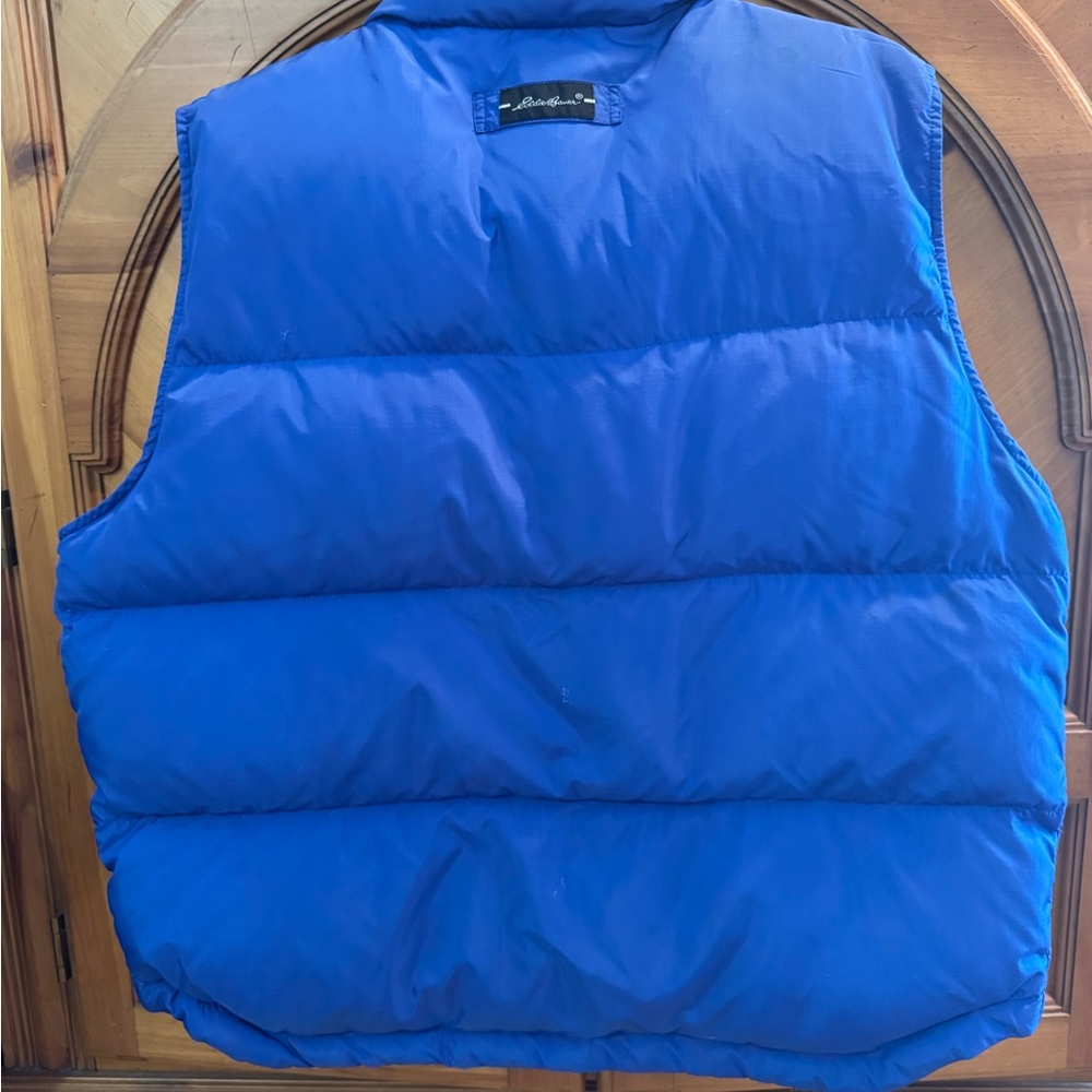 Eddie Bauer Blue Puffer Vest
